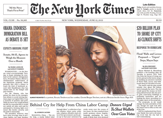 Nytimes Hypes Amnesty With Fabricated Sob Story Spin Blog Posts 